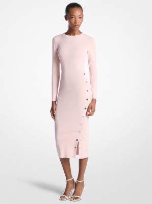 Viscose Blend Snap Dress 138$