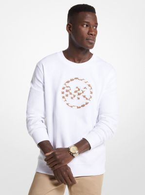 Logo Charm Cotton Blend Sweatshirt