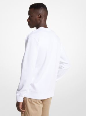 Logo Charm Cotton Blend Sweatshirt | Michael Kors