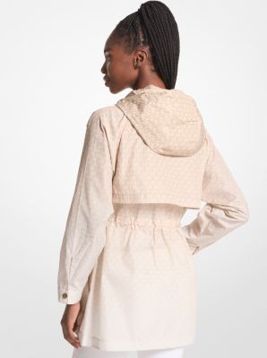 Ombré Logo Print Ciré Anorak | Michael Kors [US]