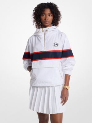 Striped Ciré Half-Zip Jacket image number 0