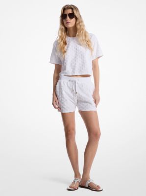 Logo Jacquard Terry Shorts image number 0