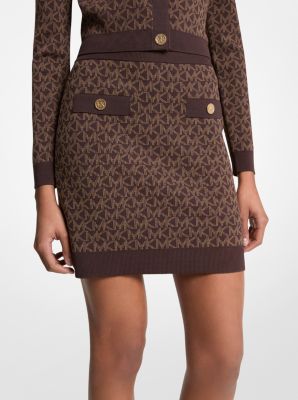 Logo Jacquard Knit Skirt image number 0
