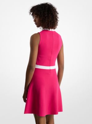 Robe en mélange de viscose avec fermeture à bouton-pression image number 1