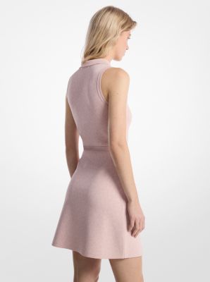 Vestido con cremallera y jacquard con logotipo image number 1
