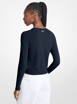 Cardigan en m&eacute;lange de viscose