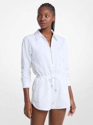 Logo Jacquard Romper