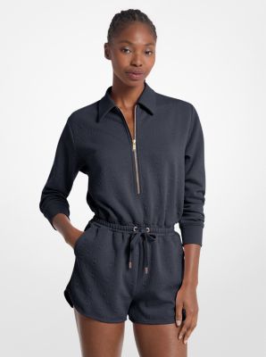 Logo Jacquard Romper