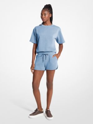 Shorts de punto de jacquard con logotipo