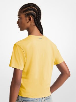 Embellished Logo Organic Cotton T-Shirt