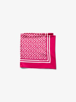 Michael Kors Signature Logo Satin Scarf