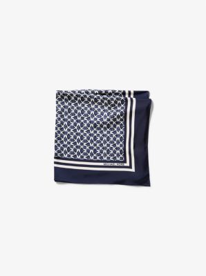 Michael Kors Signature Logo Satin Scarf