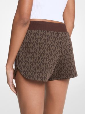 Logo Print Cotton Blend Shorts