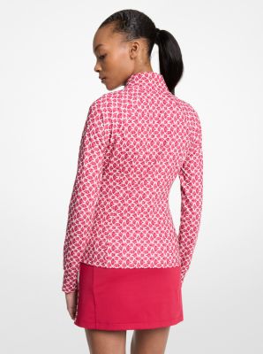 Logo Print Stretch Knit Jacket image number 1