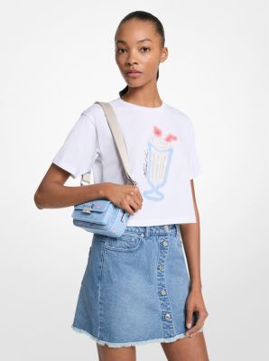 Sequined Graphic Cotton T-Shirt