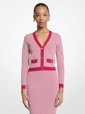 Tile Jacquard Cardigan