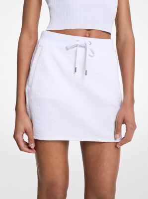 Logo Jacquard Mini Skirt