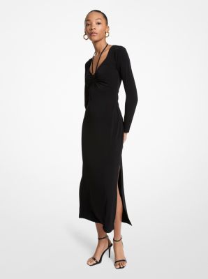 Stretch Matte Jersey Midi Dress