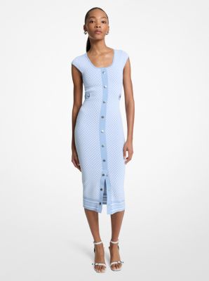 Tile Jacquard Midi Dress