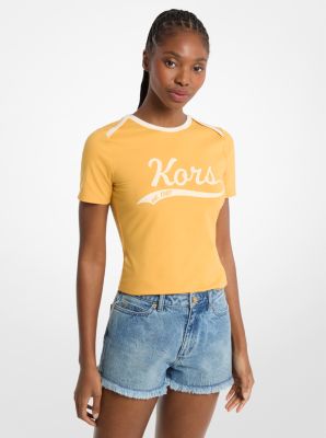 T-shirt en jersey extensible KORS