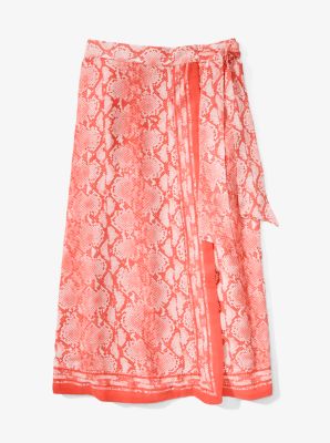 Michael kors 2024 snake print skirt