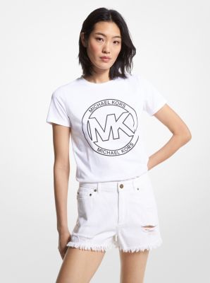 Womens michael kors shop logo t shirt