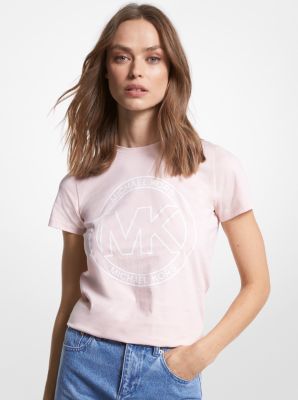 T-shirt rose coton bio visuel sandales bébé fille