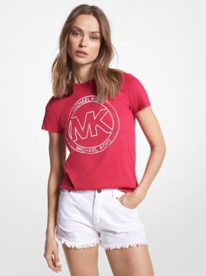 Michael kors t shirt womens clearance red