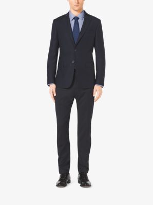 Slim-Fit Two-Button Wool Jacket in MIDNIGHT | Michael Kors