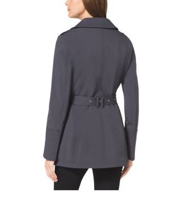 Michael kors missy asymmetrical best sale belted wool blend coat