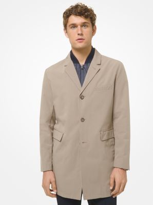 Michael kors men's wool hotsell blend coat