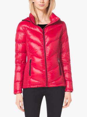 Hooded Quilted Nylon Jacket