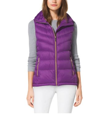 michael kors vest purple