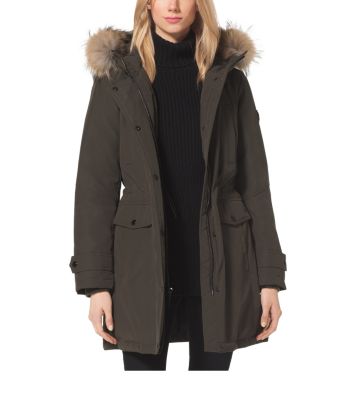 michael kors long parka