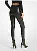 Stretch Faux Leather Leggings image number 1