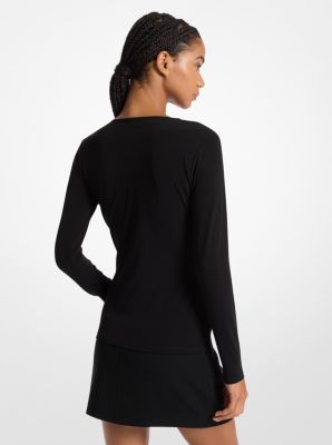 Astor Stud Matte Jersey Top image number 1