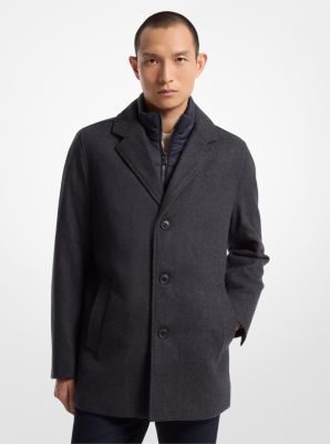 Manteau 2-en-1 en mélange de laine