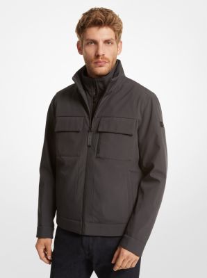 Belgravia Woven Zip Up Jacket Michael Kors