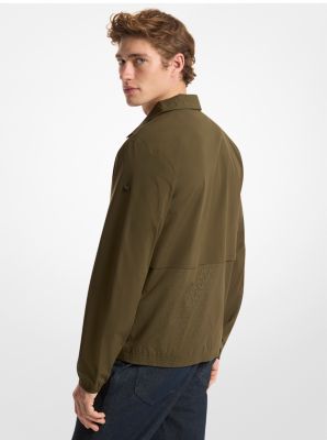 Logo Jacquard Windbreaker Jacket