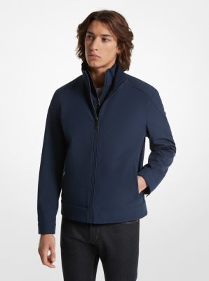 Galway Quilted Mixed-Media Jacket | Michael Kors