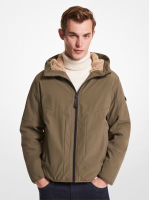 Pompano Nylon Sherpa-Lined Jacket | Michael Kors