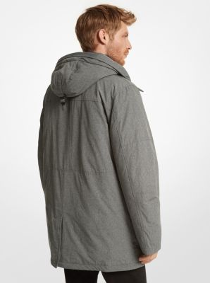 Michael kors parka store grey