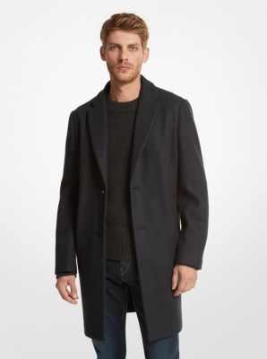 Michael kors men's hot sale wool blend coat