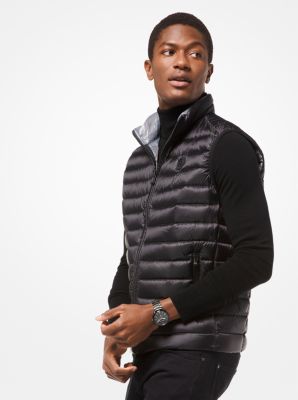 Quilted Nylon Packable Down Vest | Michael Kors