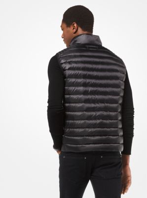 Michael kors down vest best sale with hood