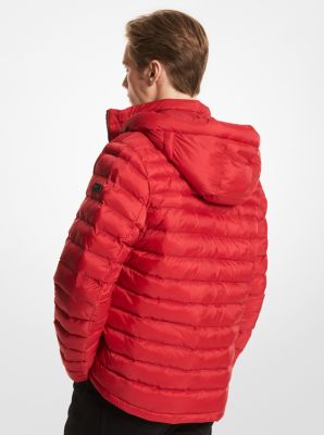 Mk red cheap puffer jacket