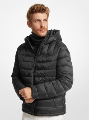 Michael kors nylon clearance puffer jacket