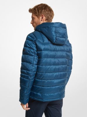 MK x ellesse Breckenridge Color-Blocked Quilted Nylon Puffer Jacket