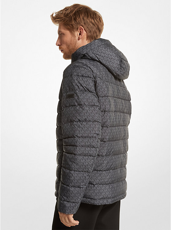 Logo Print Quilted Puffer Jacket image number 1