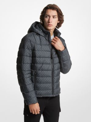 Michael kors zip on sale quilted puffer jacket